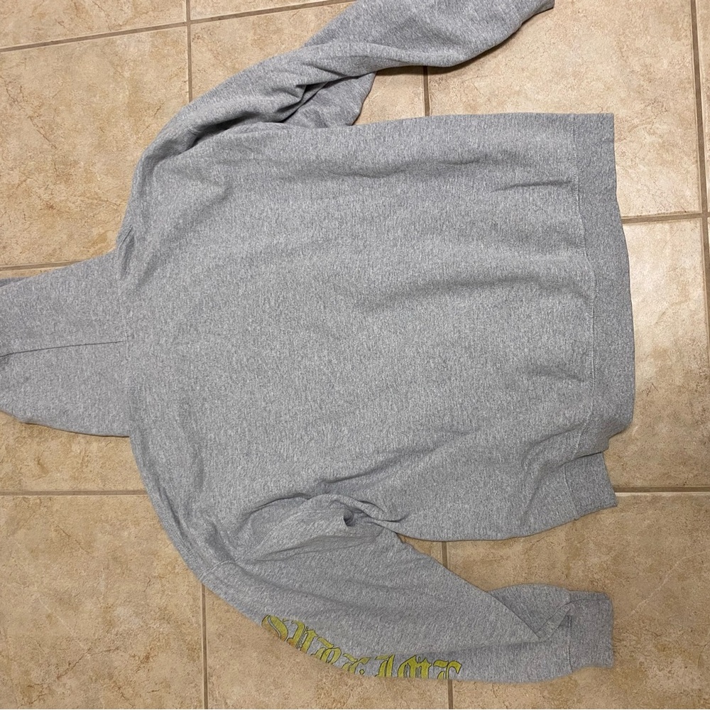 Rare Vintage Y2K Sublime Gray Hoodie SkateStyle Sk8 Small Medium Band Sun Boho - Picture 7 of 7